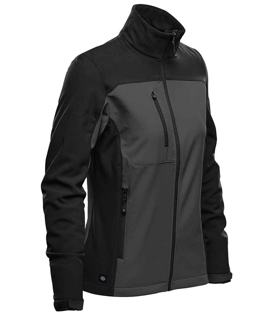 Stormtech Stormtech Ladies Cascades Soft Shell Jacket - Dolphin/Black (BHS3W)