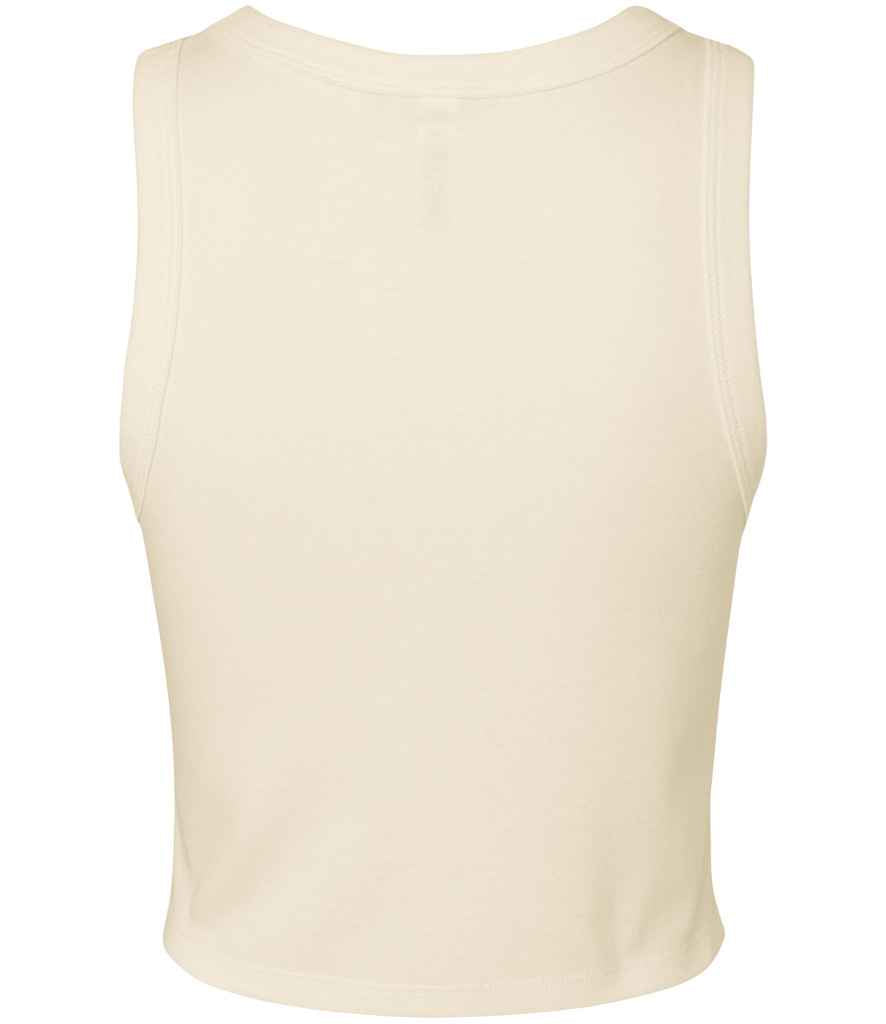 Bella+Canvas Bella Ladies Micro Rib Racer Tank Top - Solid Natural Blend (BL1019)