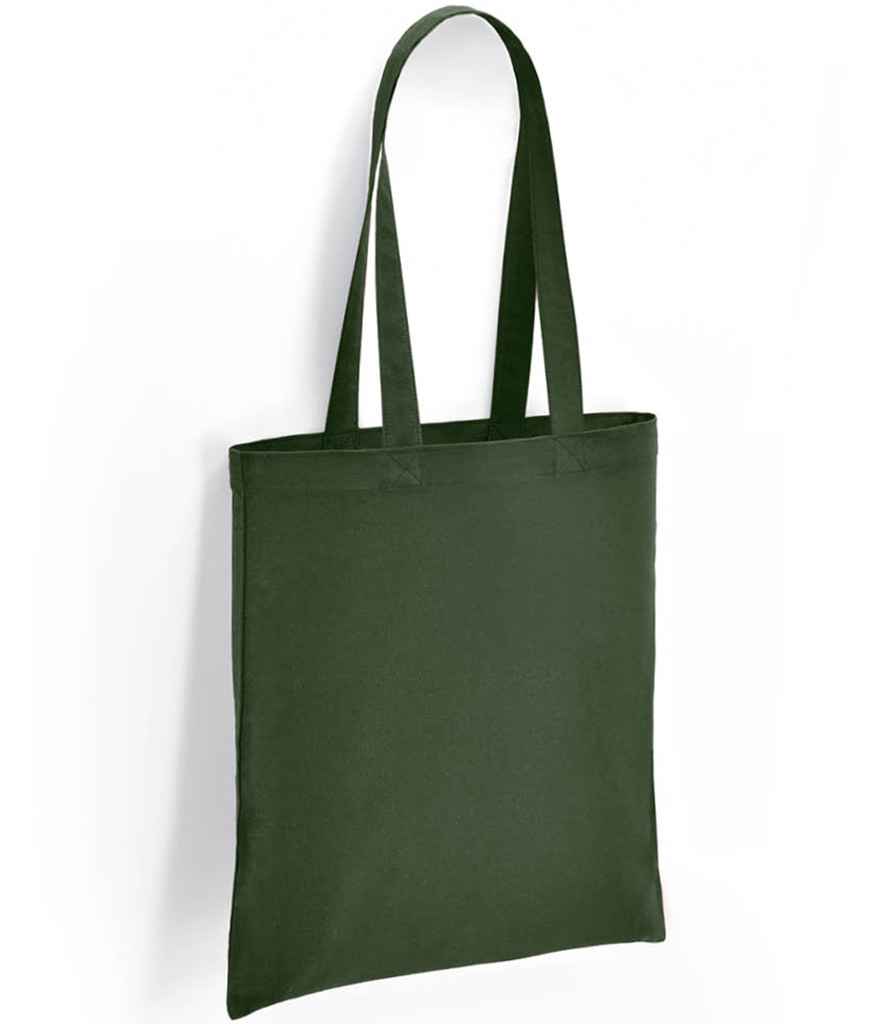 Brand Lab Cotton Long Handle Shopper - Forest Green (BR001)