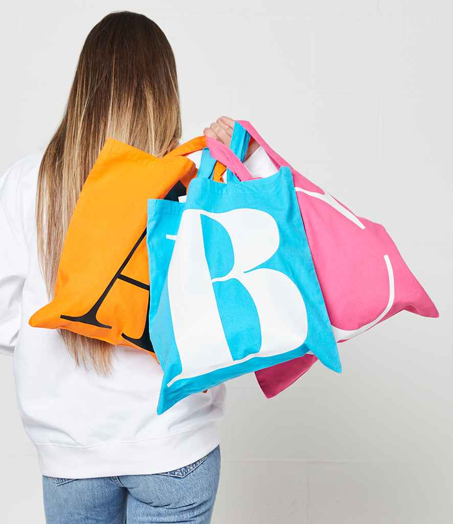 Brand Lab Cotton Short Handle Shopper - Orange (BR002)