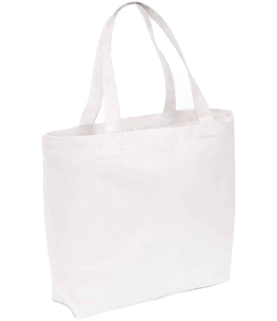 Brand Lab Organic Oversized Tote Bag - White (BR053)