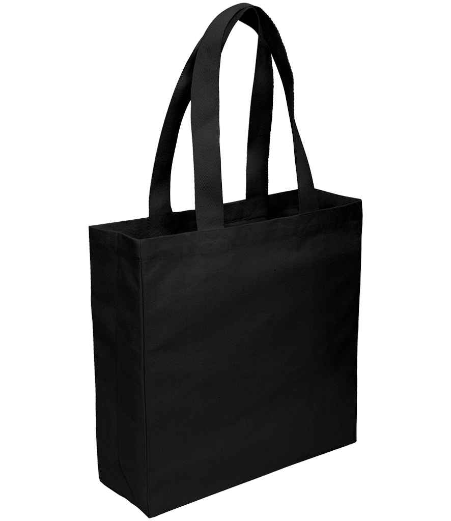 Brand Lab Everyday Square Canvas Tote Bag - Black (BR201)
