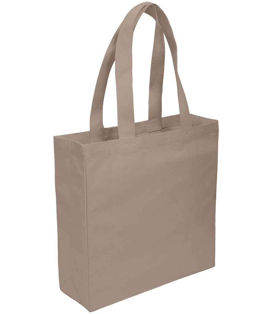 Brand Lab Everyday Square Canvas Tote Bag - Mushroom (BR201)