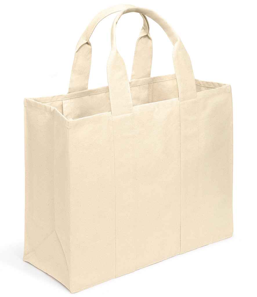 Brand Lab Canvas Wrap Tote Bag - Natural/Natural (BR202)