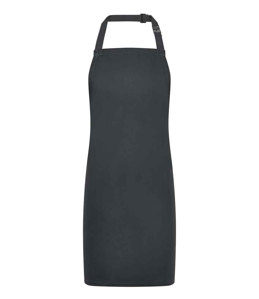 Brand Lab Kids Basic Adjustable Bib Apron - Charcoal (BR503)