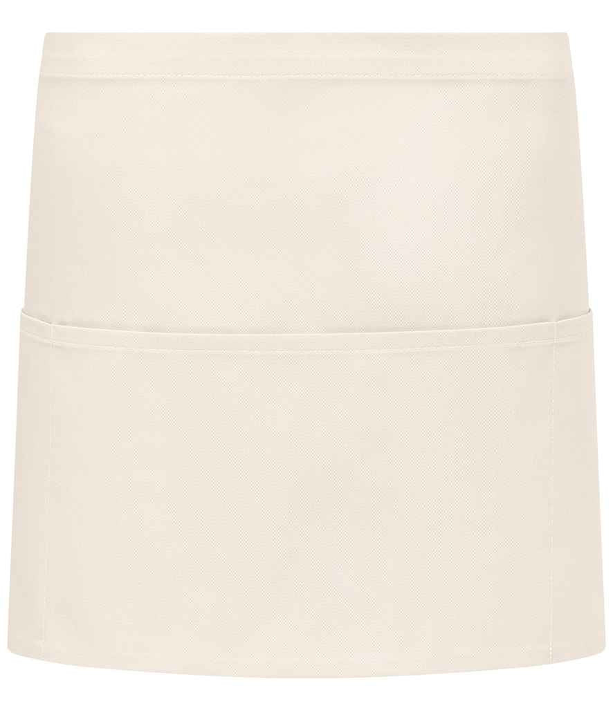 Brand Lab Organic/Recycled Waist Pocket Apron - Natural (BR551)