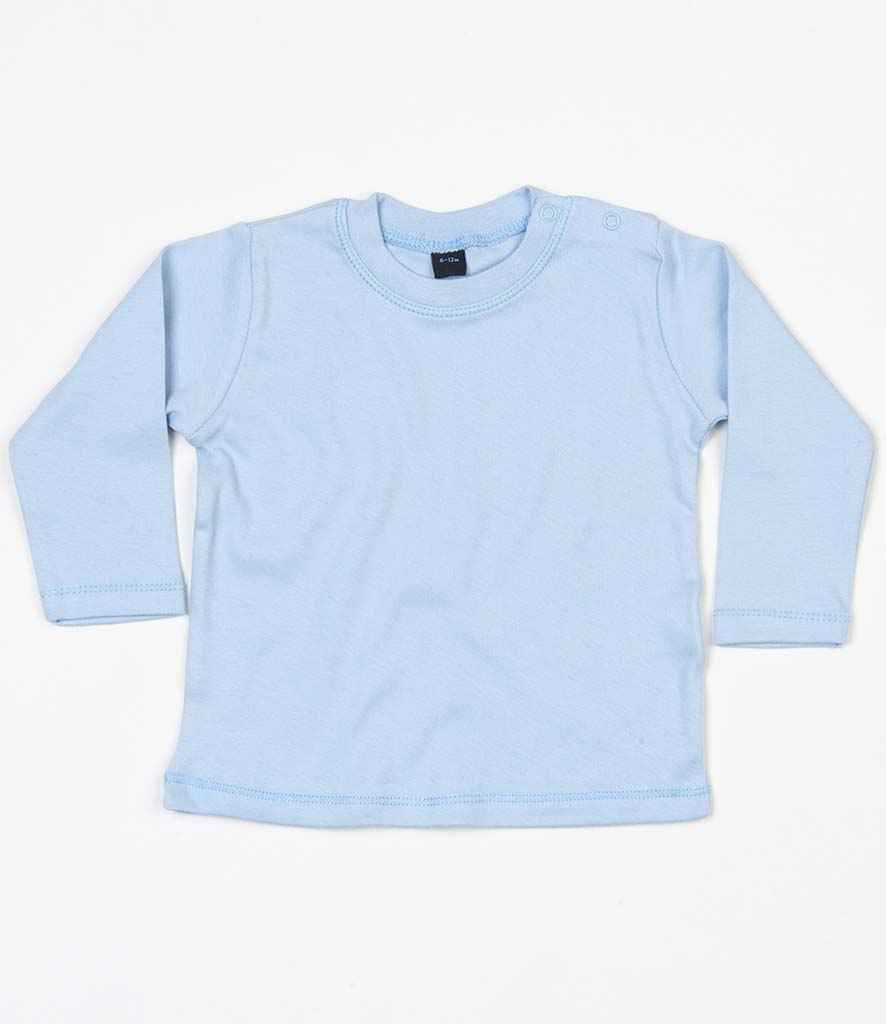 BabyBugz Baby Long Sleeve T-Shirt - Dusty Blue (BZ11)