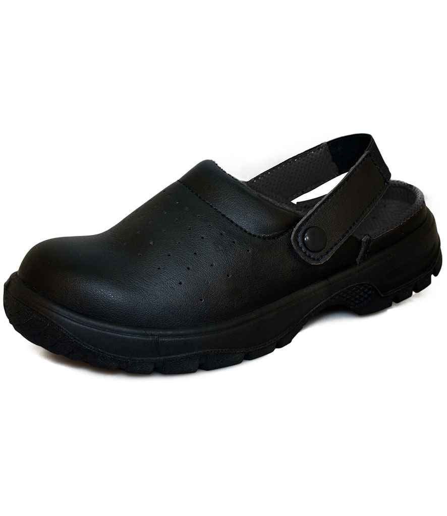 Comfort Grip Sandal with Heel Strap - Black (CG002)