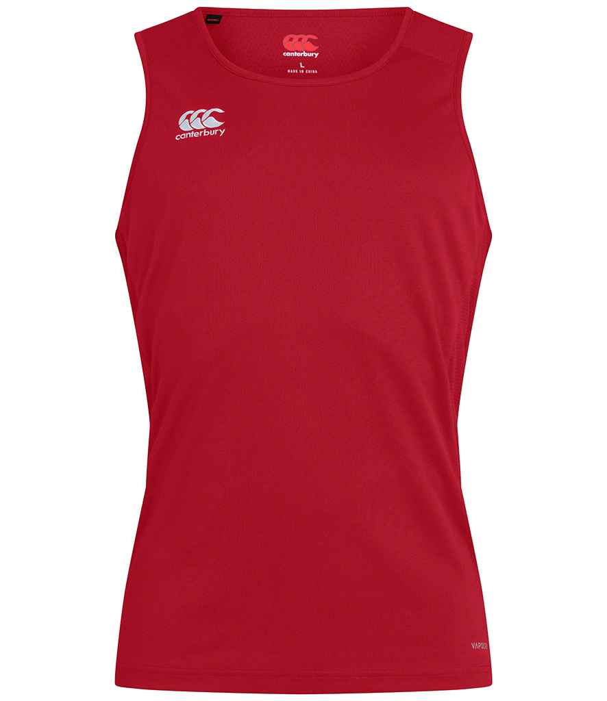 Canterbury Club Dry Singlet - Flag Red (CN261)