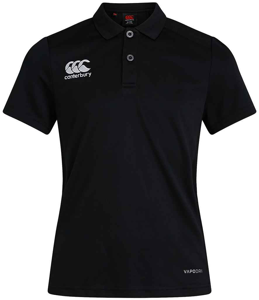 Canterbury Ladies Club Dry Polo Shirt - Black (CN263F)