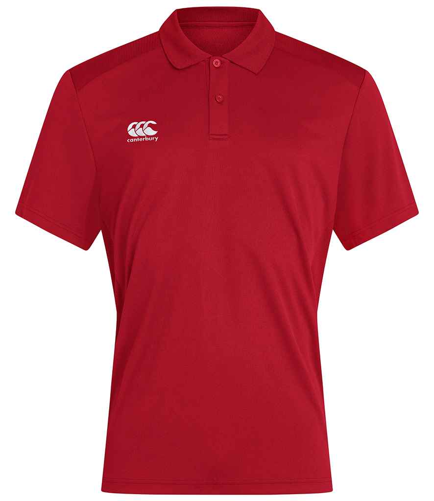 Canterbury Club Dry Polo Shirt - Flag Red (CN263)