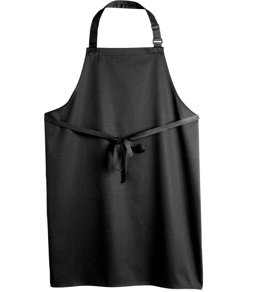 Dennys Polyester Bib Apron - BLK (DE100)