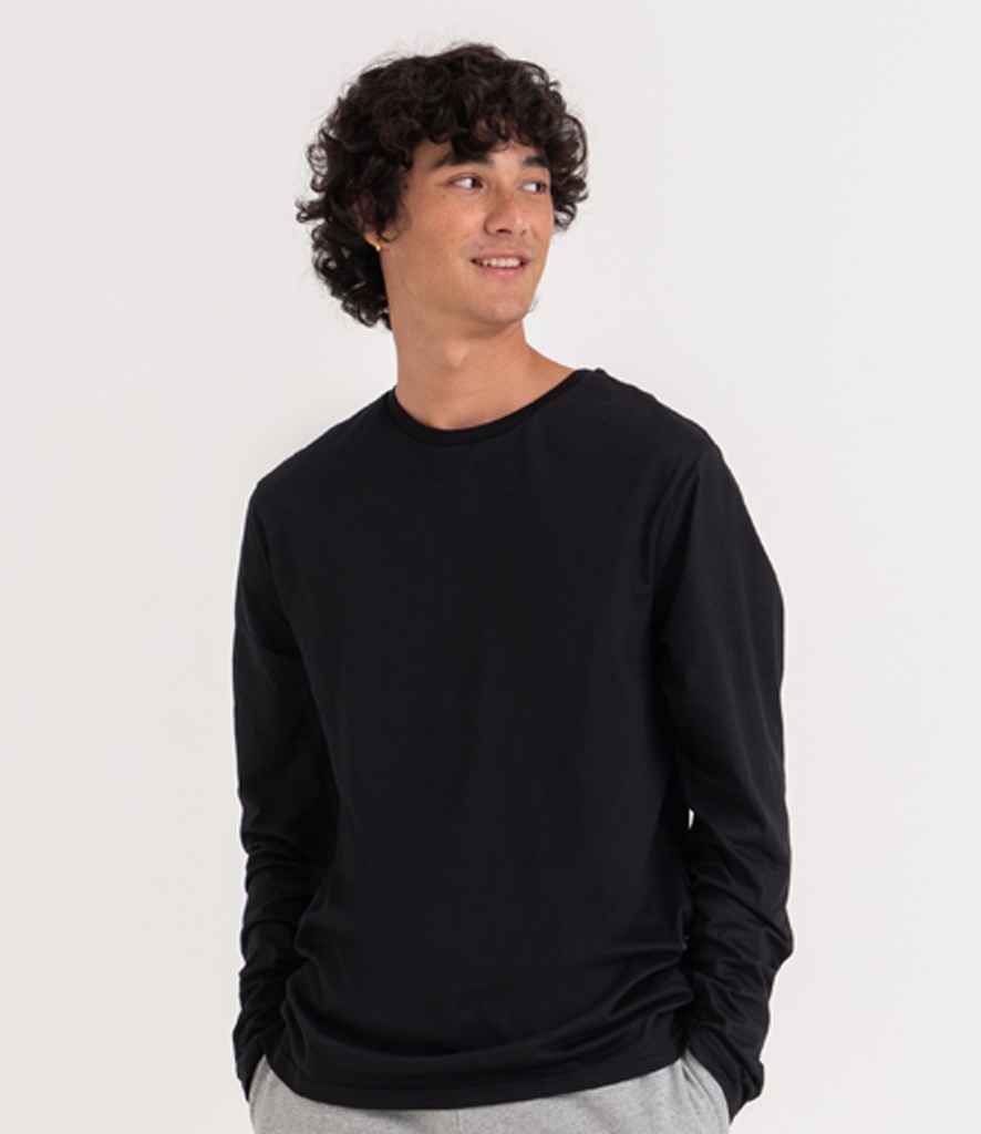 Ecologie Ecologie Erawan Organic Long Sleeve T-Shirt - Jet Black (EA021)