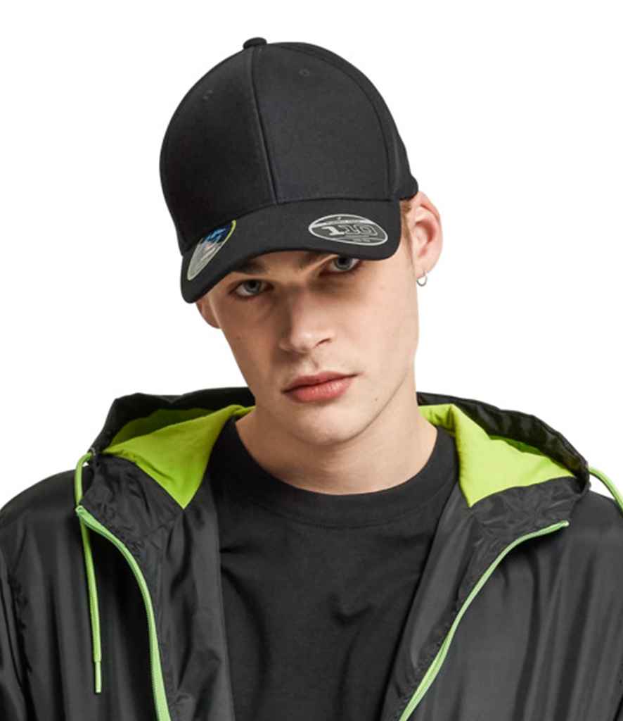 Flexfit Cool and Dry Mini Piqué Cap - Black (F110P)