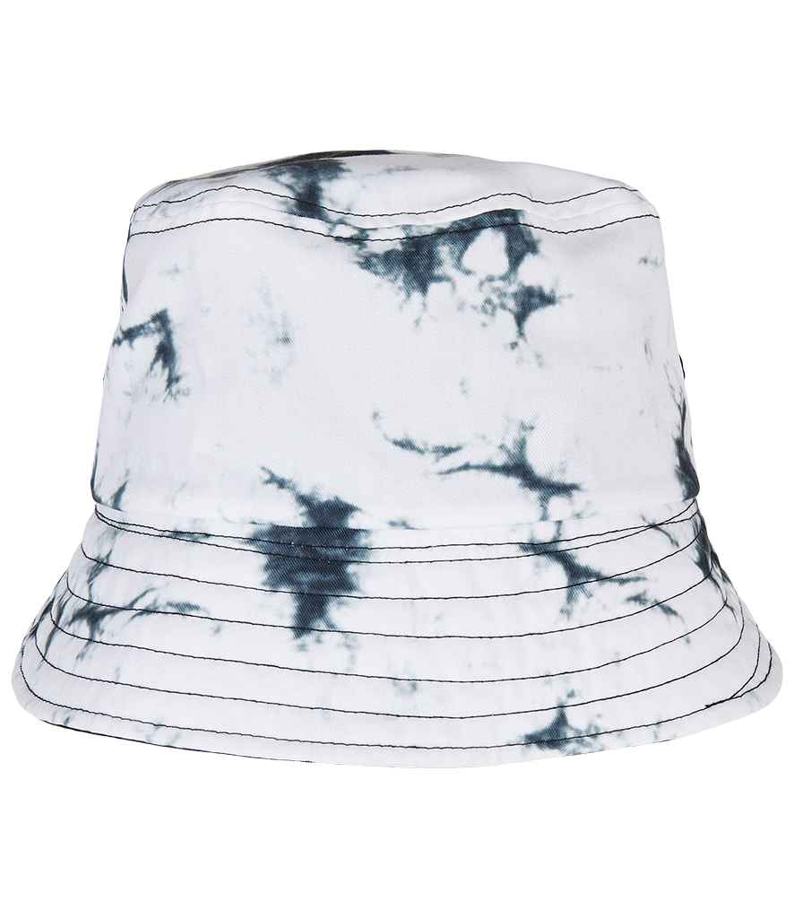 Flexfit Batik Dye Reversible Bucket Hat - Black/White (F5003BD)