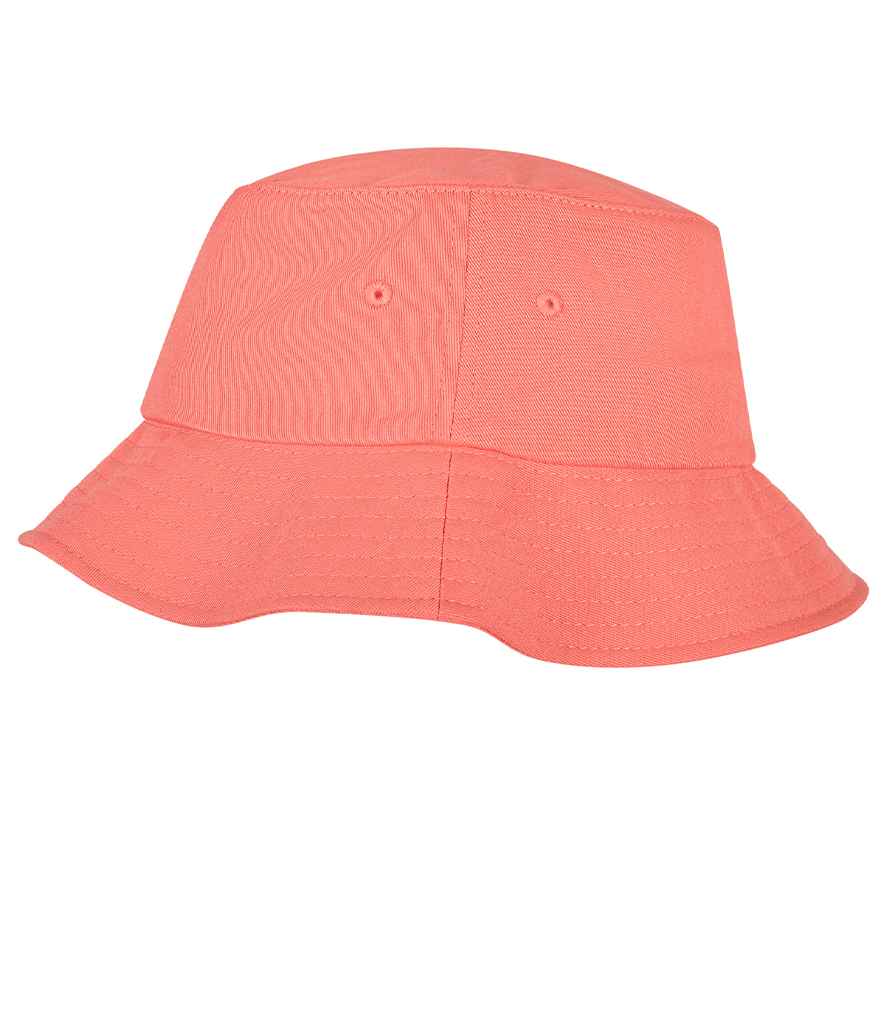 Flexfit Cotton Twill Bucket Hat - Spiced Coral (F5003)