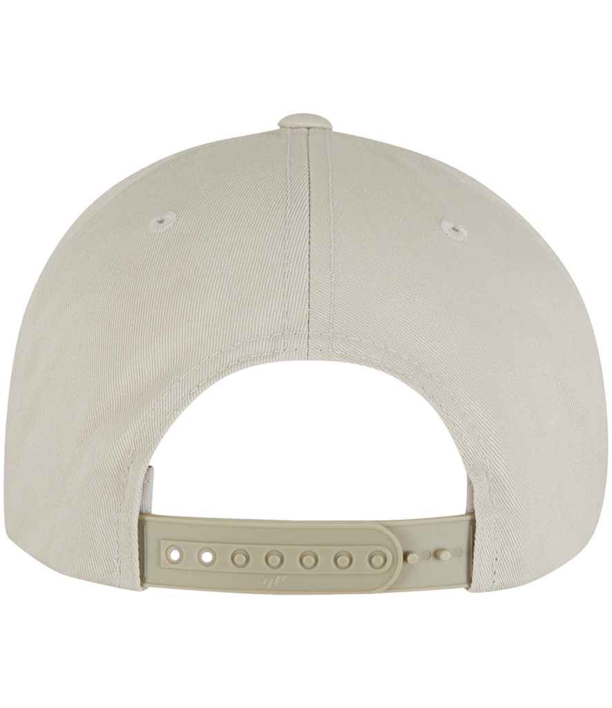 Flexfit Classic 5 Panel Snapback Cap - Beige/Green (F6007)