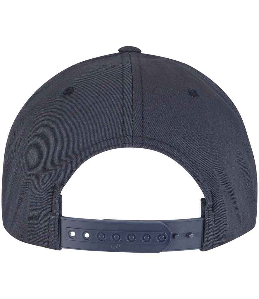 Flexfit Classic 5 Panel Snapback Cap - Navy/Black (F6007)