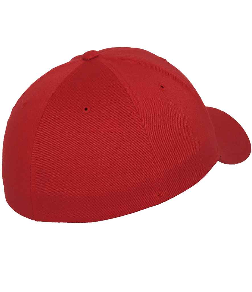 Flexfit Wooly Combed Cap - Red (F6277)