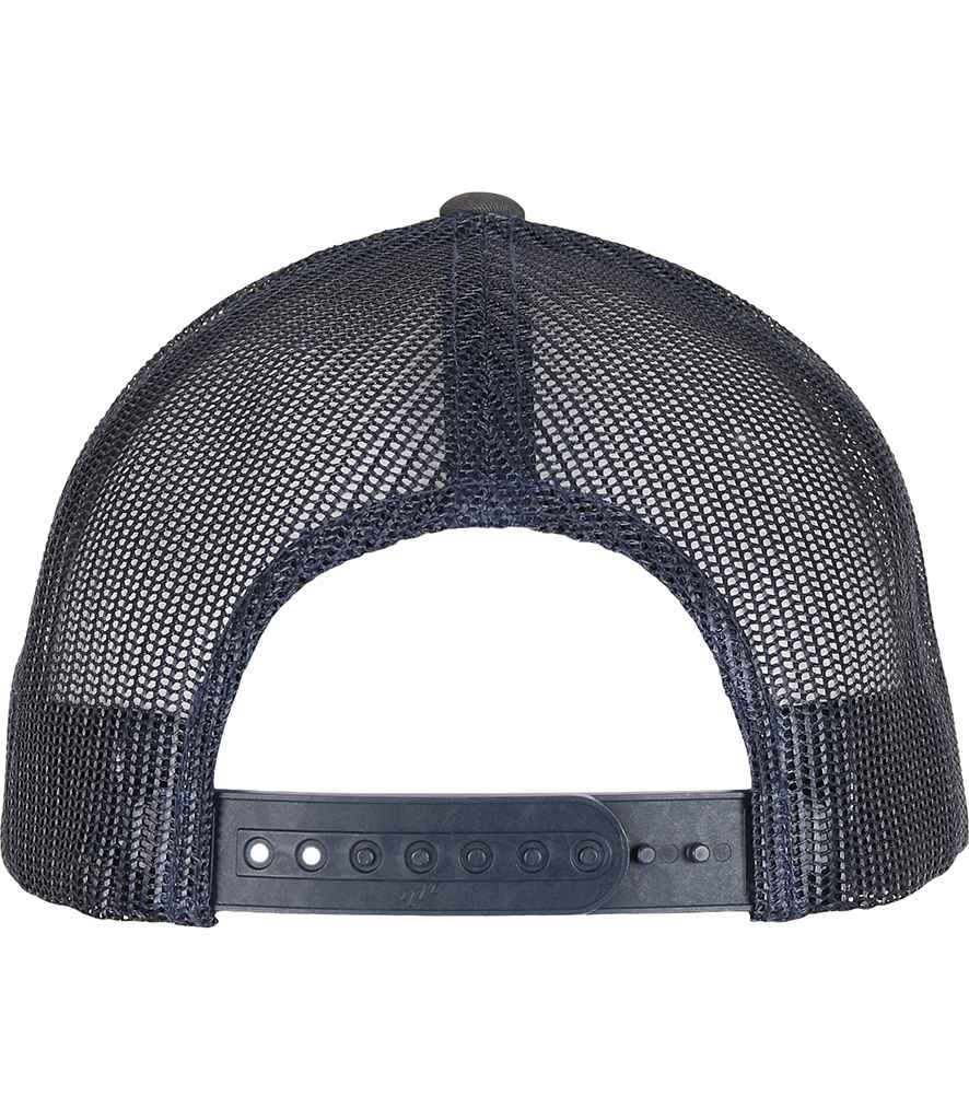 Flexfit Retro Trucker Two Tone Cap - Charcoal/Navy (F6606T)