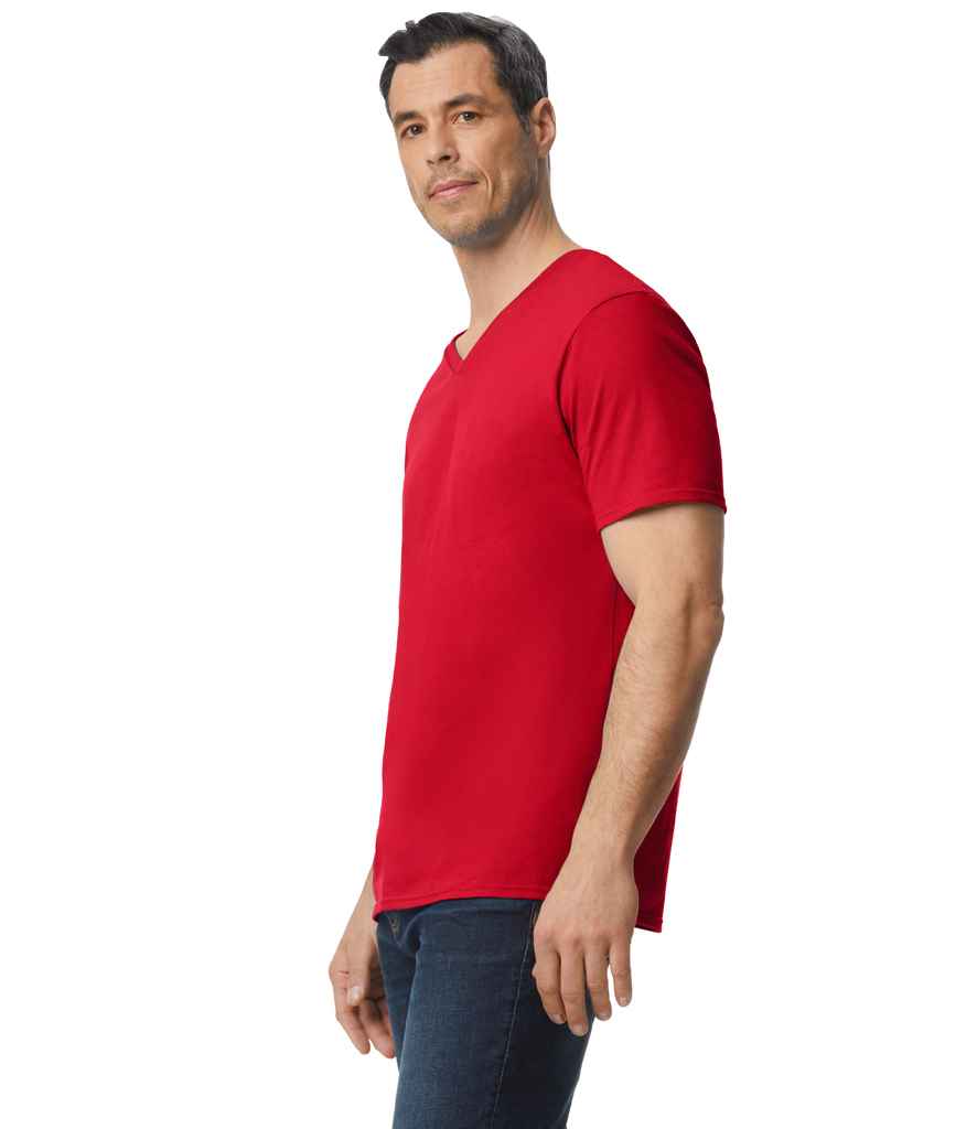 Gildan SoftStyle® V Neck T-Shirt - Red (GD10)