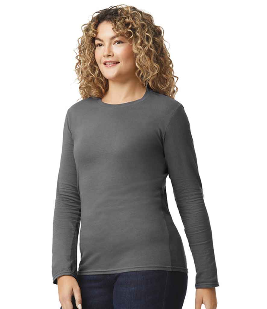Gildan SoftStyle® Long Sleeve T-Shirt - Charcoal (GD11)