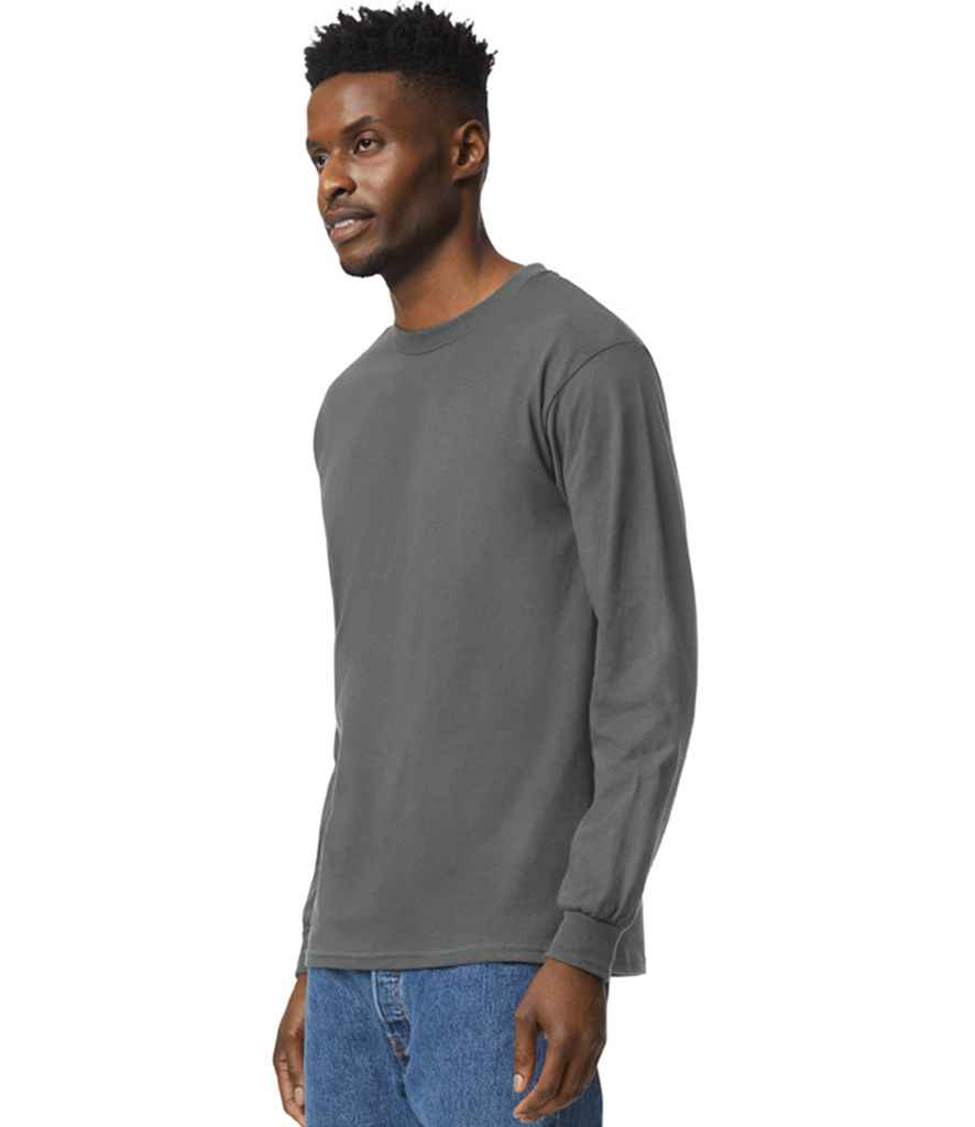 Gildan Ultra Cotton™ Long Sleeve T-Shirt - Charcoal (GD14)