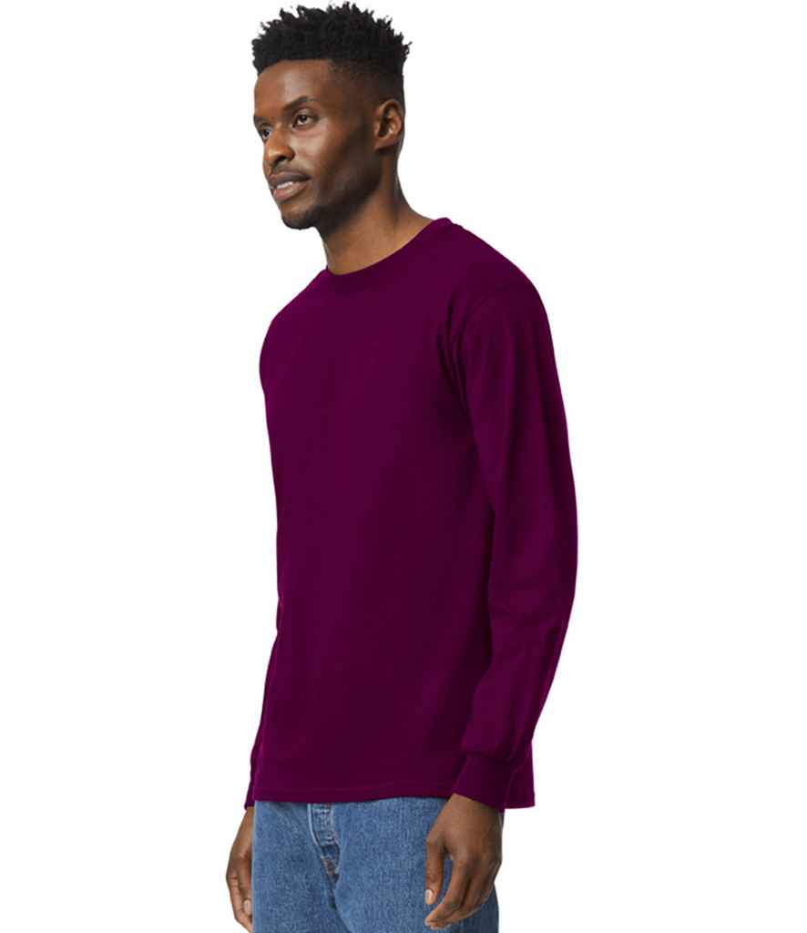 Gildan Ultra Cotton™ Long Sleeve T-Shirt - Maroon (GD14)