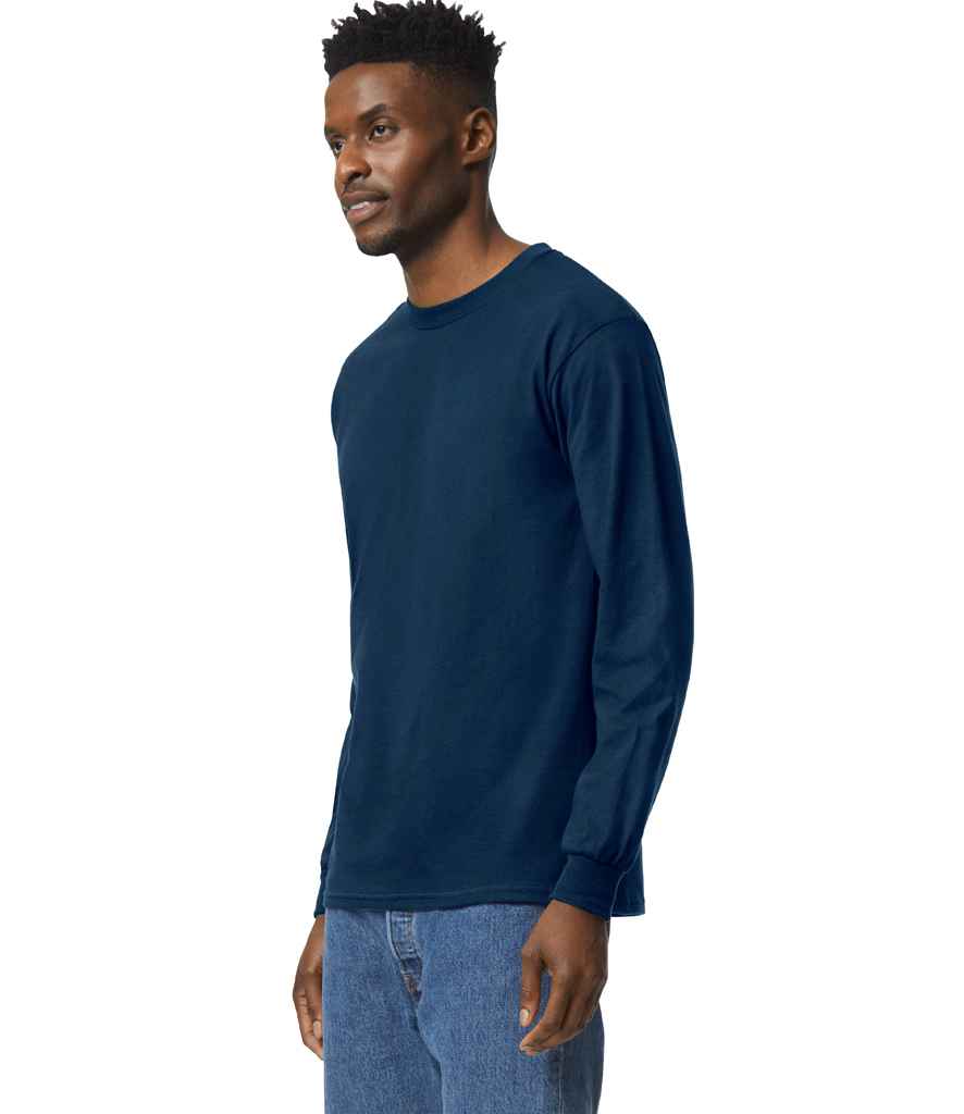Gildan Ultra Cotton™ Long Sleeve T-Shirt - Navy (GD14)