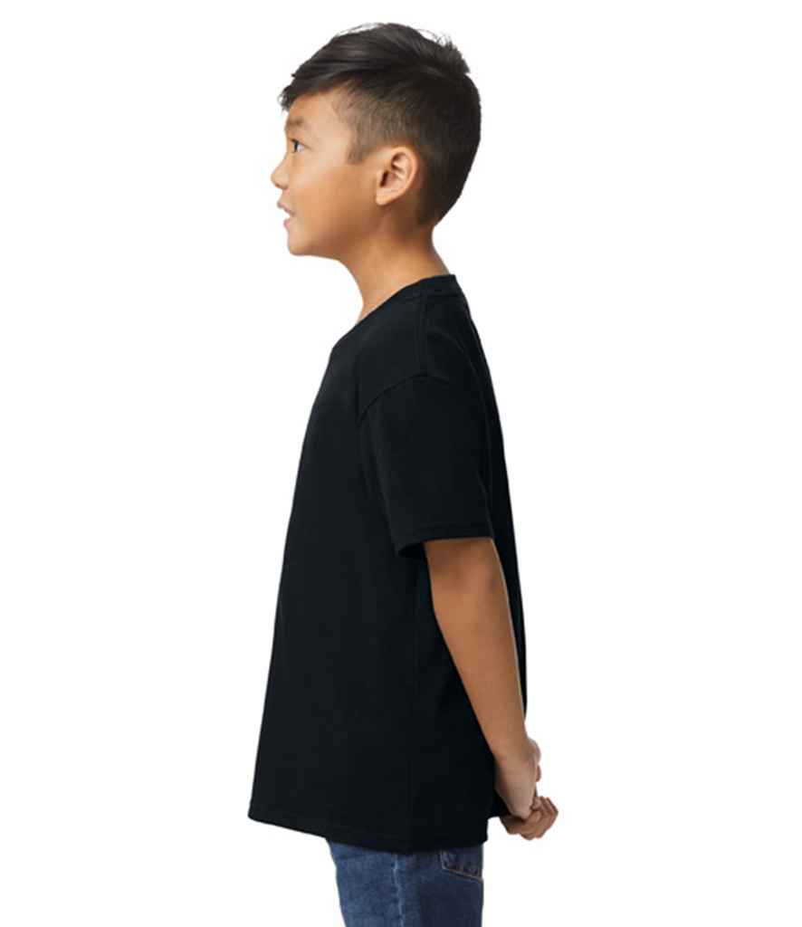 Gildan Kids SoftStyle® Midweight T-Shirt - Pitch Black (GD15B)