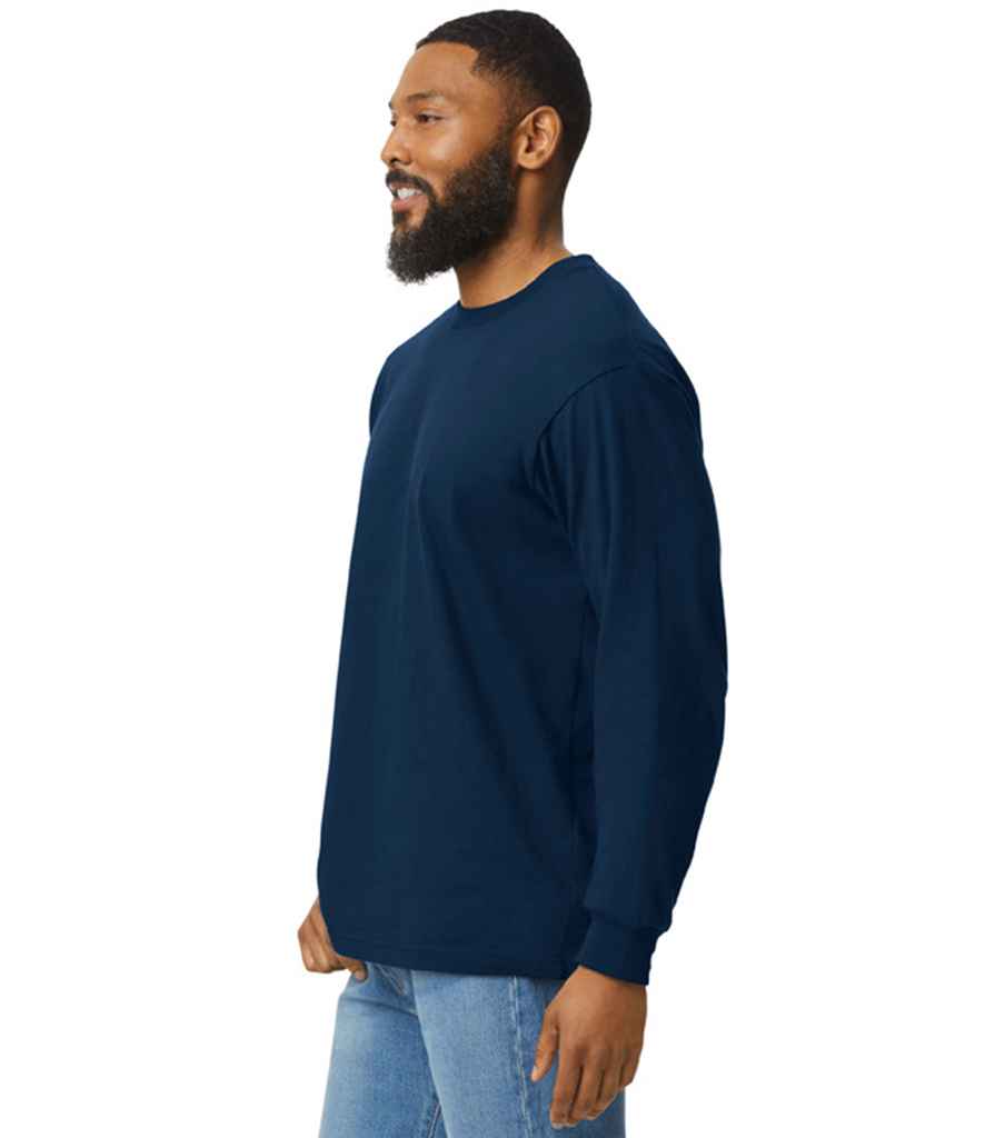 Gildan Hammer Heavyweight Long Sleeve T-Shirt - Sport Dark Navy (GD22)