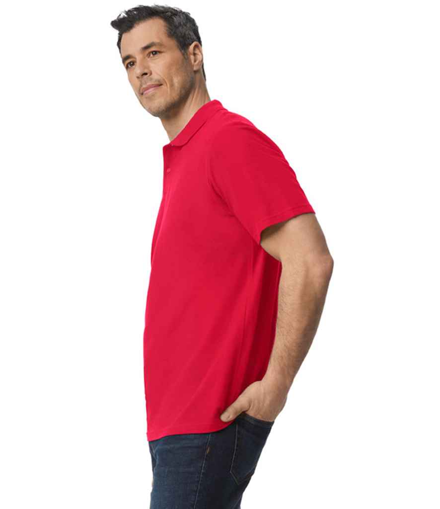 Gildan SoftStyle® Double Piqué Polo Shirt - Red (GD35)