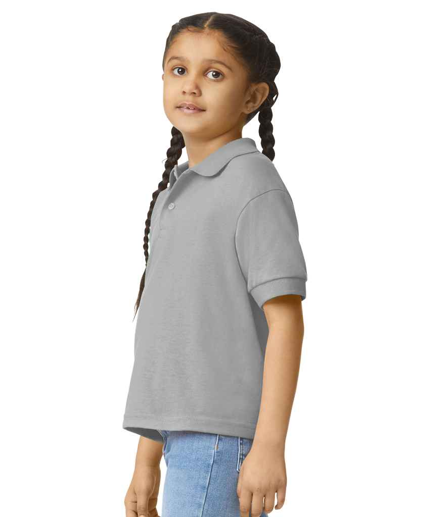 Gildan Kids DryBlend® Jersey Polo Shirt - Sport Grey (GD40B)