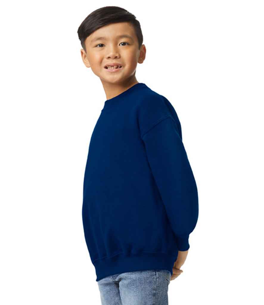Gildan Kids Heavy Blend™ Drop Shoulder Sweatshirt - Navy (GD56B)