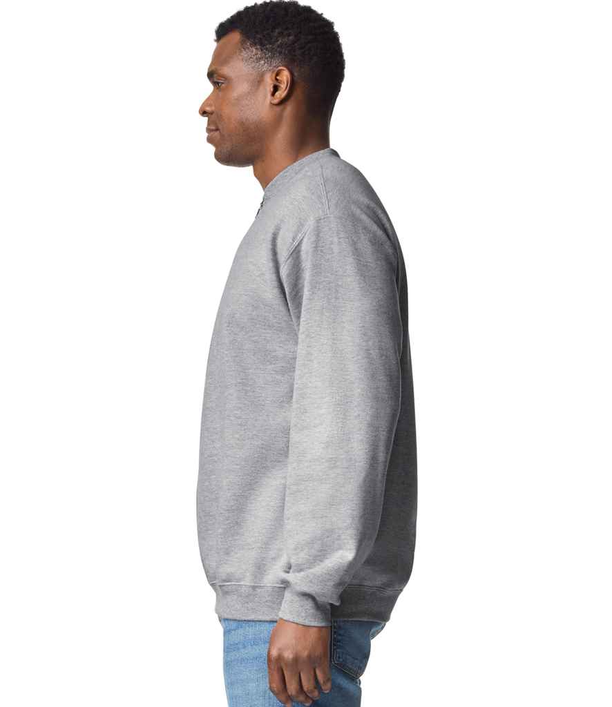 Gildan SoftStyle® Midweight Fleece 1/4 Zip Sweatshirt - Sport Grey (GD612)