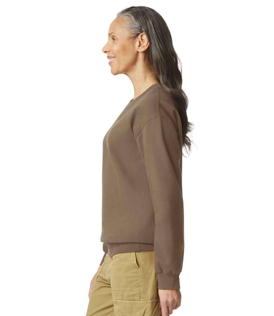 Gildan SoftStyle® Midweight Crew Neck Sweatshirt - Brown Savana (GD67)