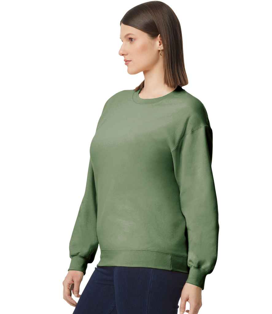 Gildan SoftStyle® Midweight Crew Neck Sweatshirt - Military Green (GD67)