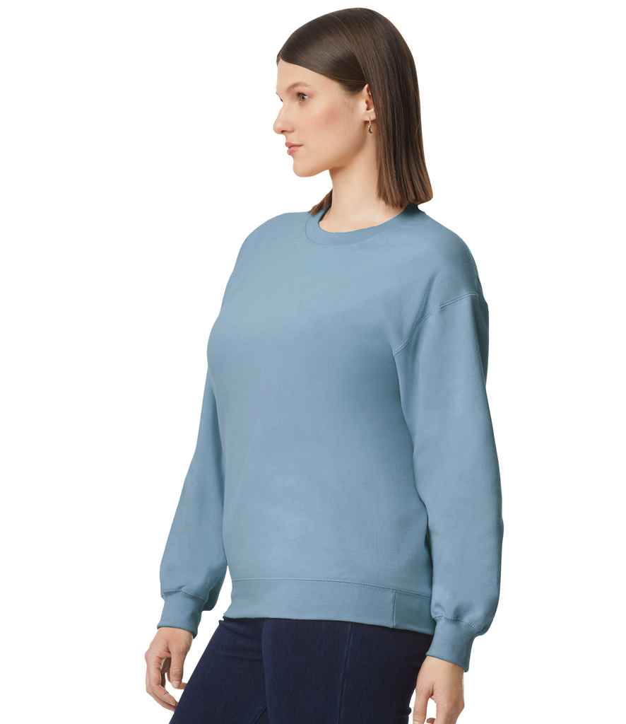 Gildan SoftStyle® Midweight Crew Neck Sweatshirt - Stone Blue (GD67)