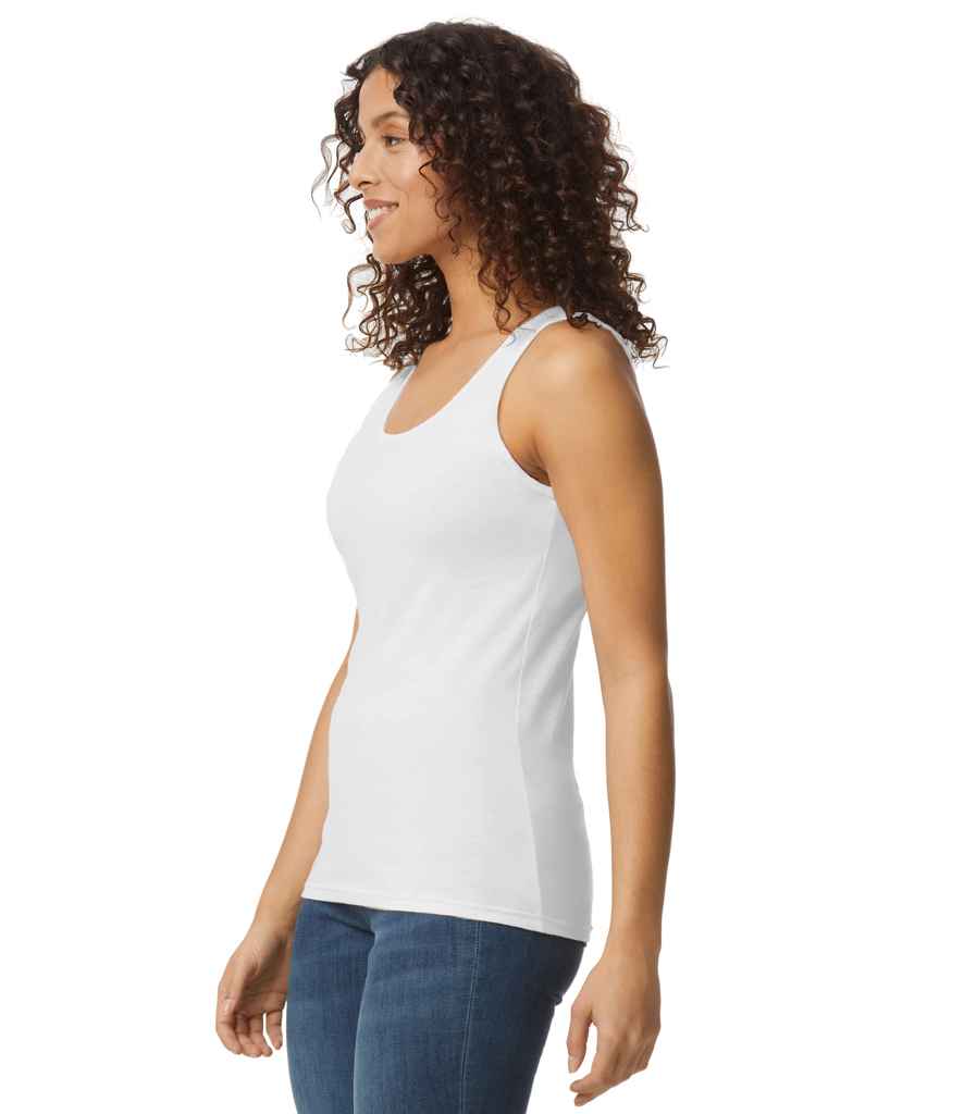 Gildan Ladies SoftStyle® Tank Top - White (GD77)