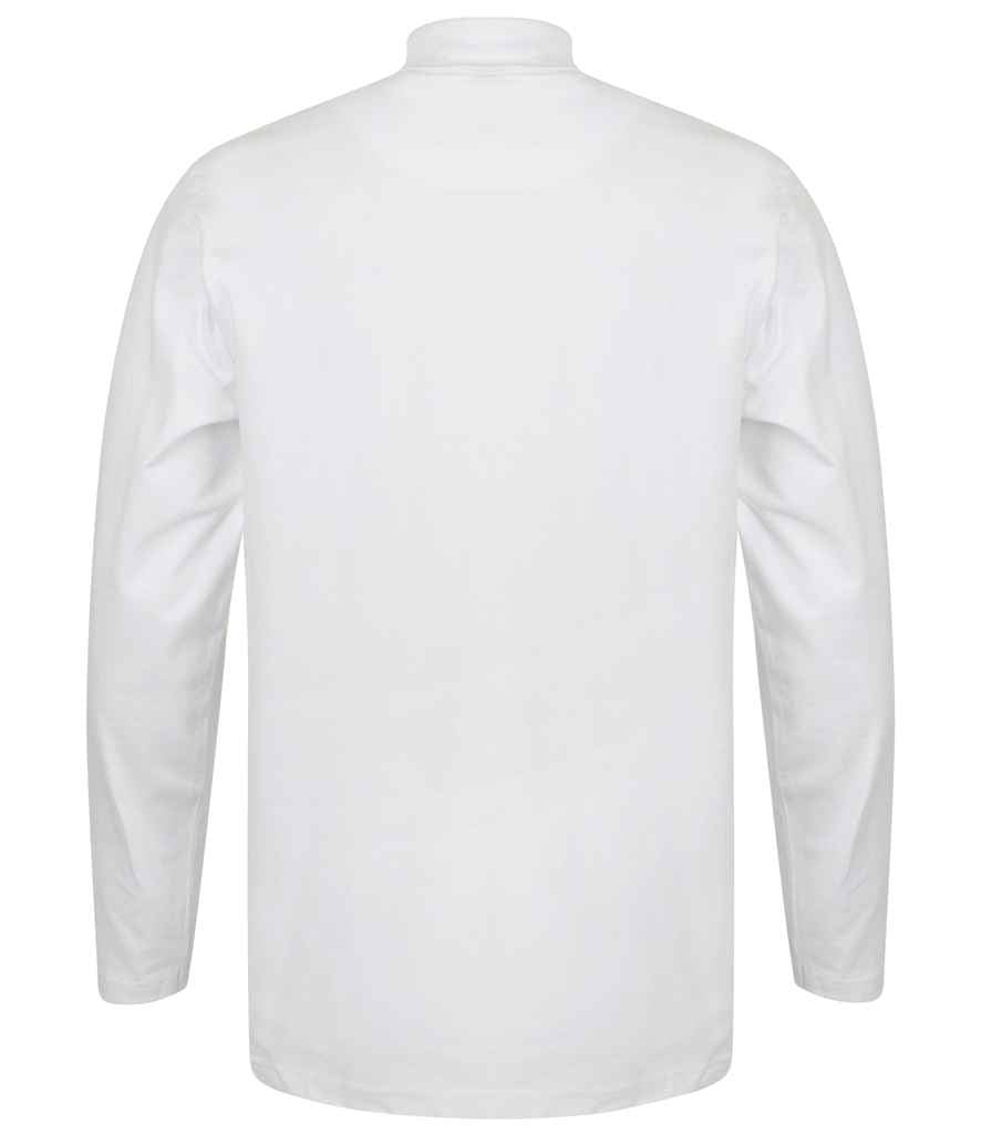 Henbury Henbury Long Sleeve Roll Neck Top - White (H020)