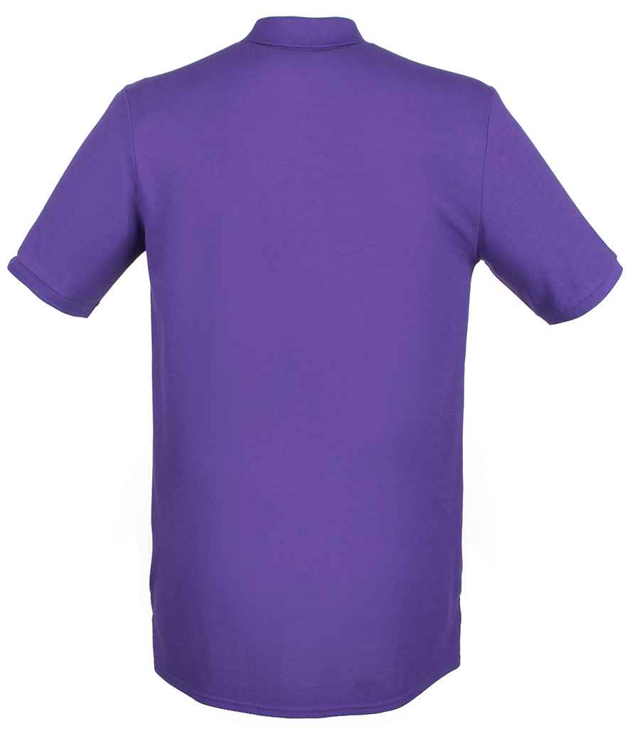Henbury Henbury Modern Fit Cotton Piqué Polo Shirt - Purple (H101)