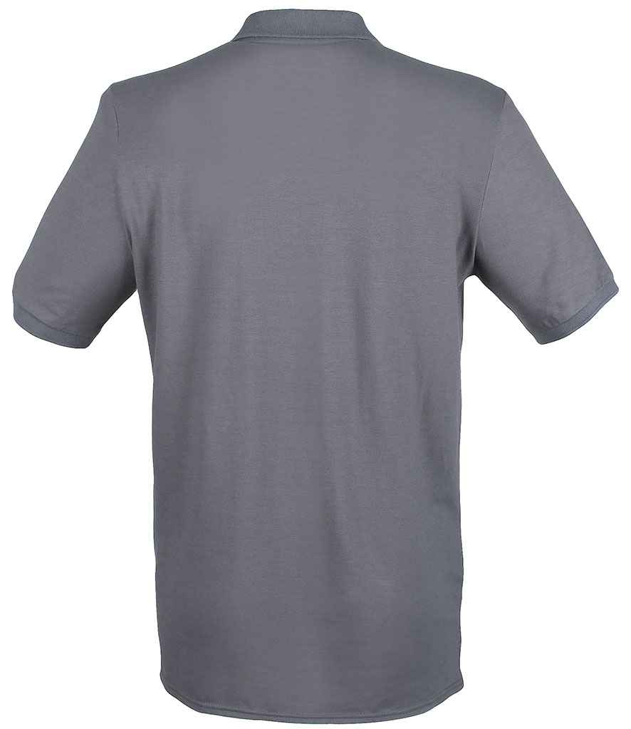 Henbury Henbury Modern Fit Cotton Piqué Polo Shirt - Steel Grey (H101)
