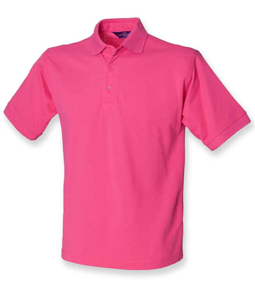Henbury Henbury Heavy Poly/Cotton Piqué Polo Shirt - Fuchsia (H400)