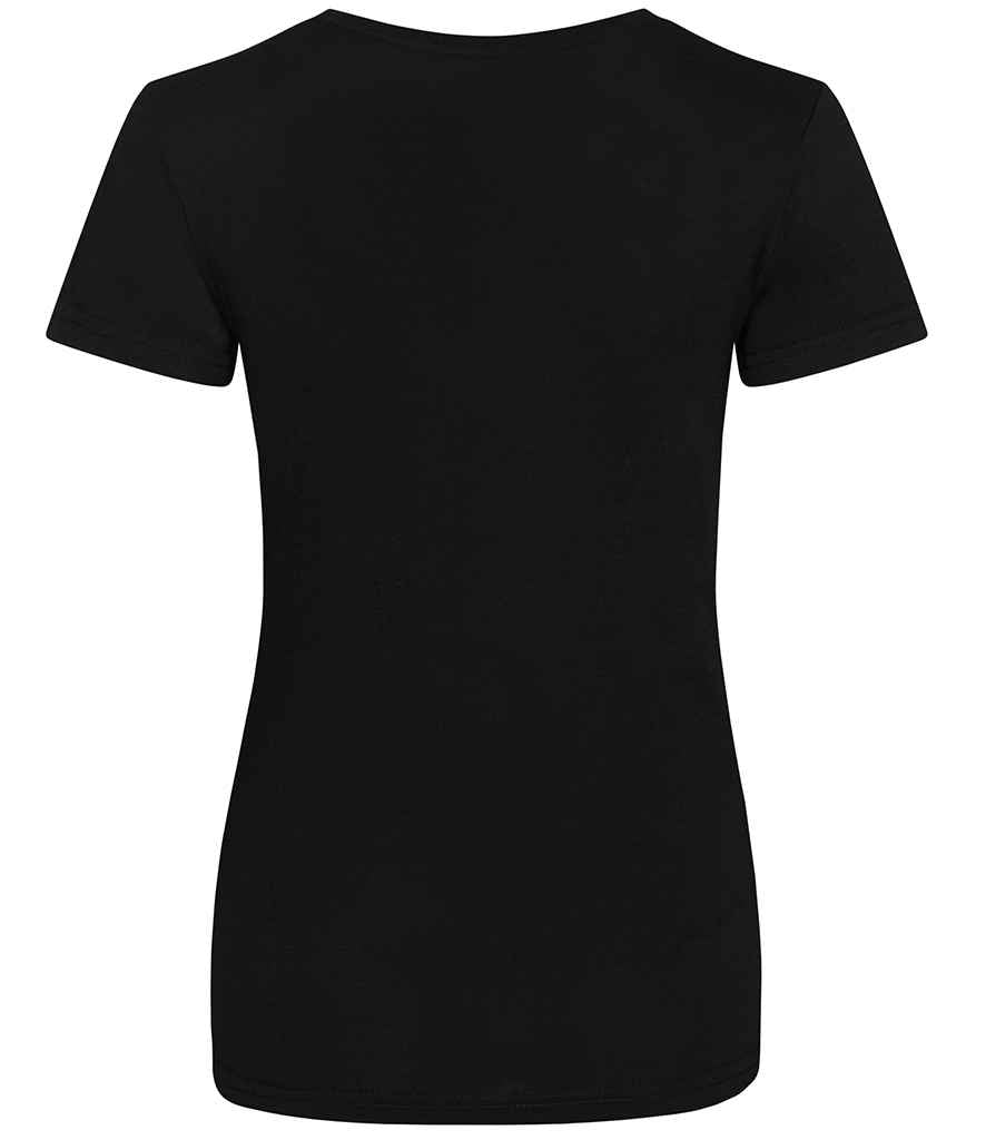 Just Ts AWDis Ladies Tri-Blend T-Shirt - Solid Black (JT001F)