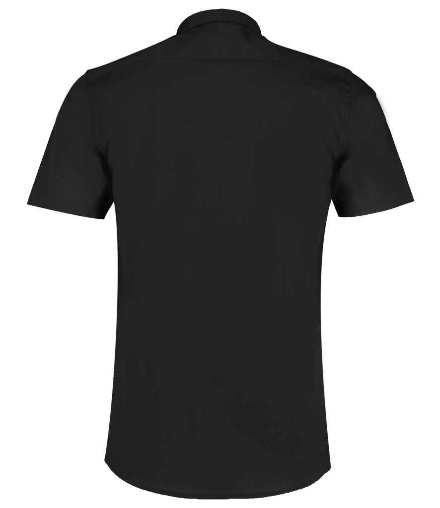 Kustom Kit Short Sleeve Tailored Poplin Shirt (K141)