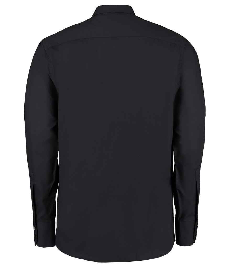 Kustom Kit Long Sleeve Tailored City Business Shirt (K386)