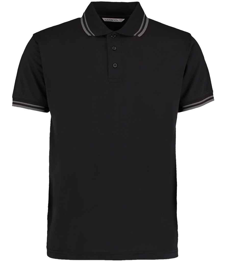 Kustom Kit Contrast Tipped Poly/Cotton Piqué Polo Shirt (K409)