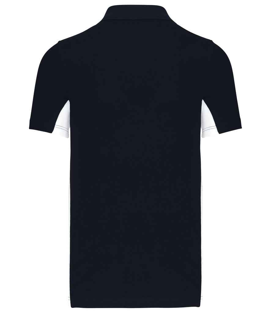 Kariban Flag Poly/Cotton Piqué Polo Shirt - Navy/White (KB232)