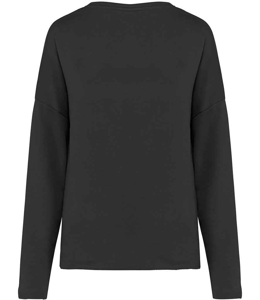 Kariban Ladies Oversized Sweatshirt - Black (KB471)
