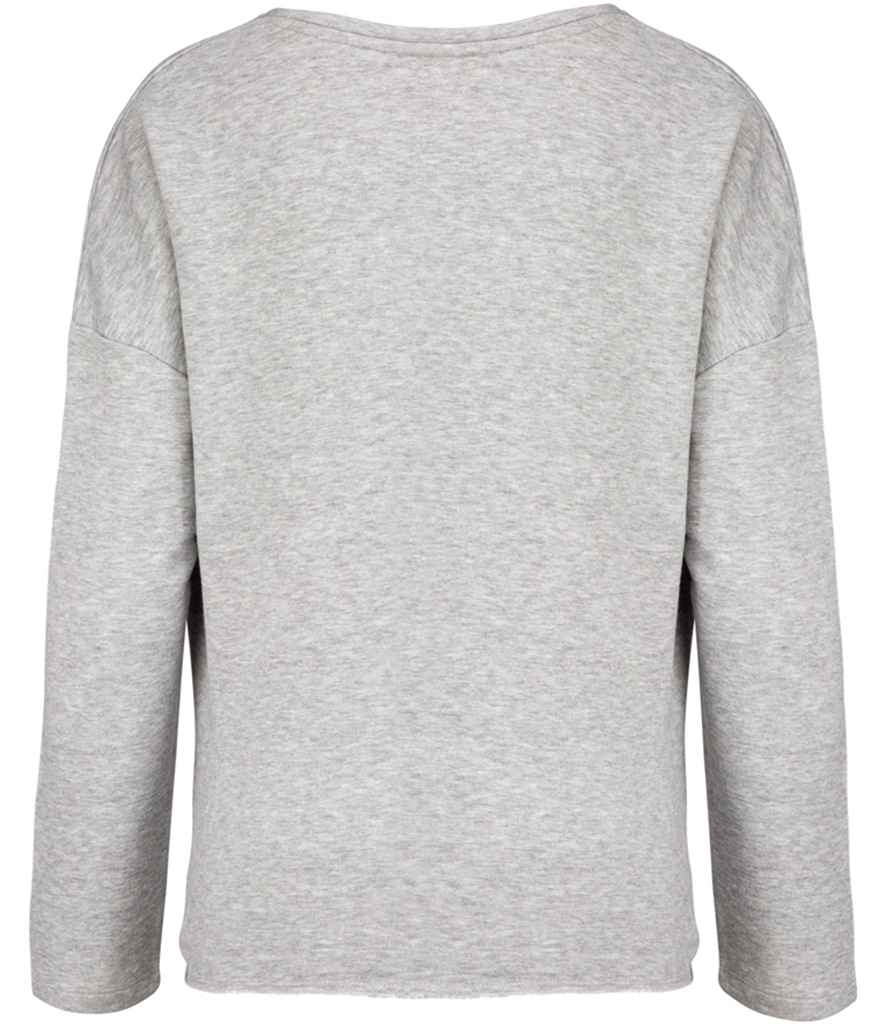 Kariban Ladies Oversized Sweatshirt - Light Grey (KB471)